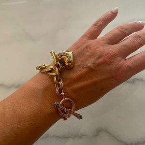 Juicy couture gold bracelet